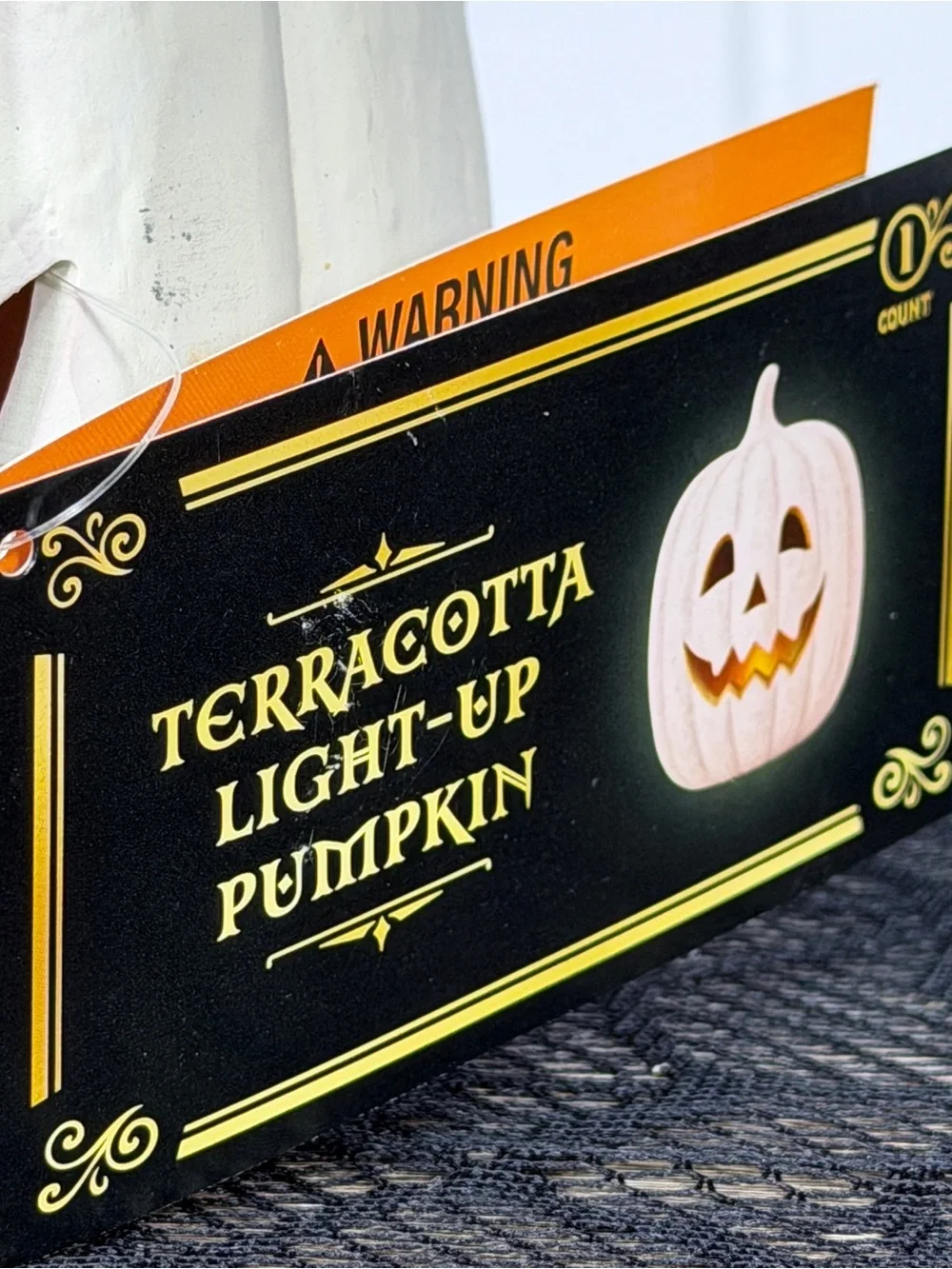 NEW Target Bullseye Playground Terracotta Light-Up Pumpkin